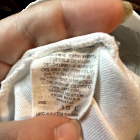 Lee White size 18L shorts 2553 05 36 waist, 15 r - Picture 5 of 8